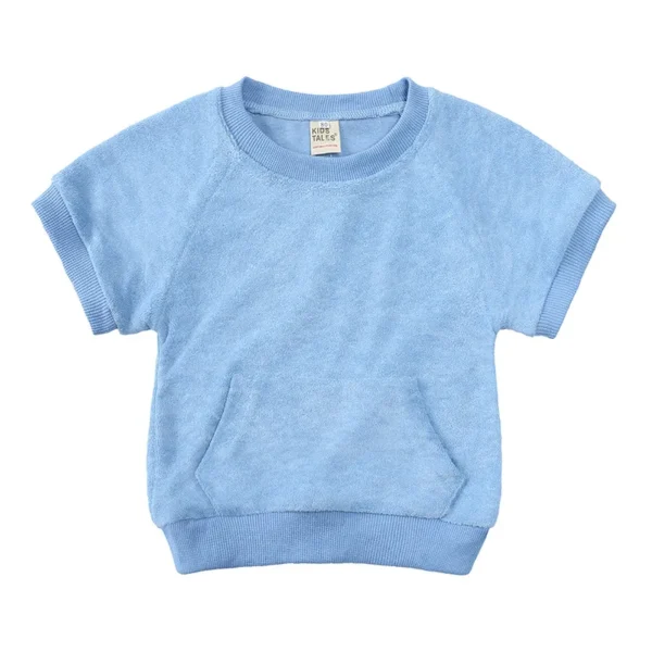 CloudSoft Textured T-Shirt & Shorts Set