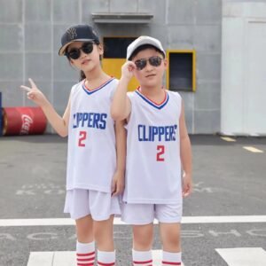 Kids LA Clippers Jersey I 2PCs NBA Outfit