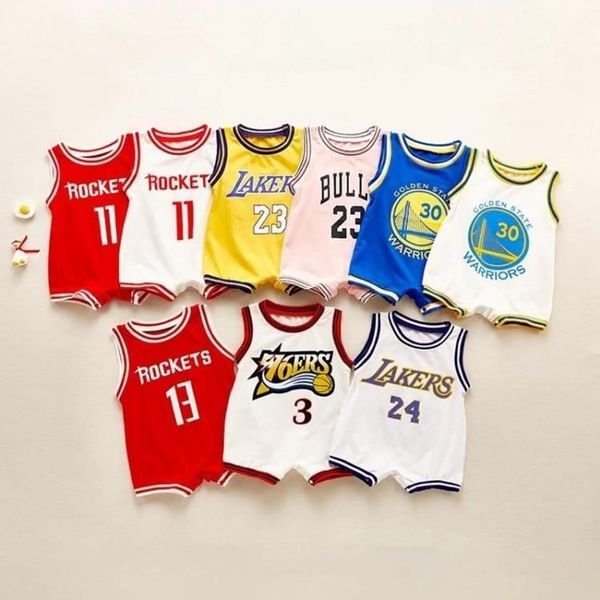 Kids NBA Basketball Jersey Romper