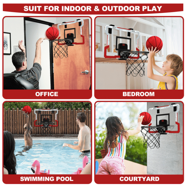 Kids Foldable Basketball Hoop Toy