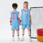 Kids Miami Heat Wade Jersey I 2PCs NBA Outfit