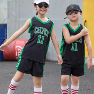 Kids Boston Celtics Jersey I 2PCs NBA Outfit