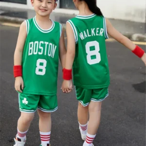 Kids Boston Celtics Walker Jersey I 2PCs NBA Outfit