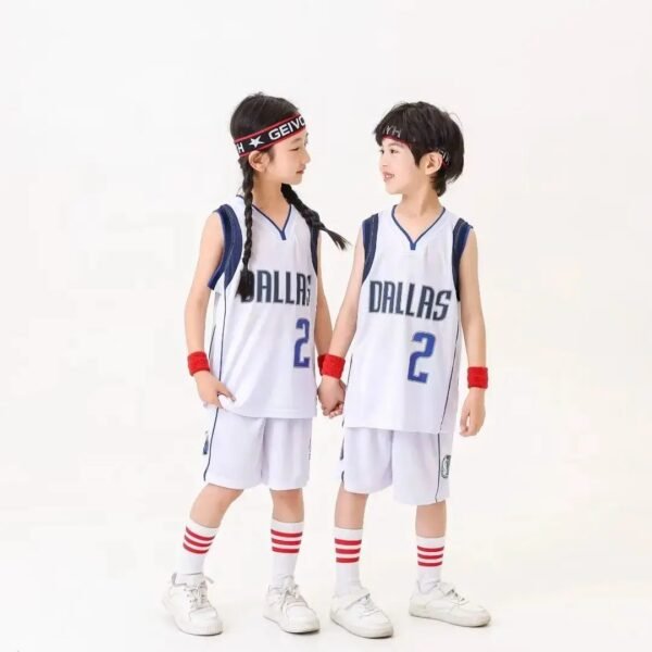 Kids Dallas Mavericks Jersey | 2PCs NBA Outfit