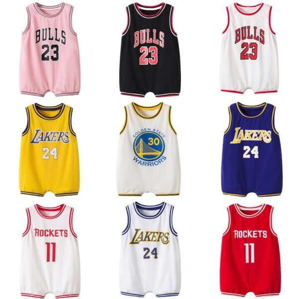 Kids NBA Basketball Jersey Romper