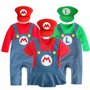 2Pcs Baby Super Mario Costume