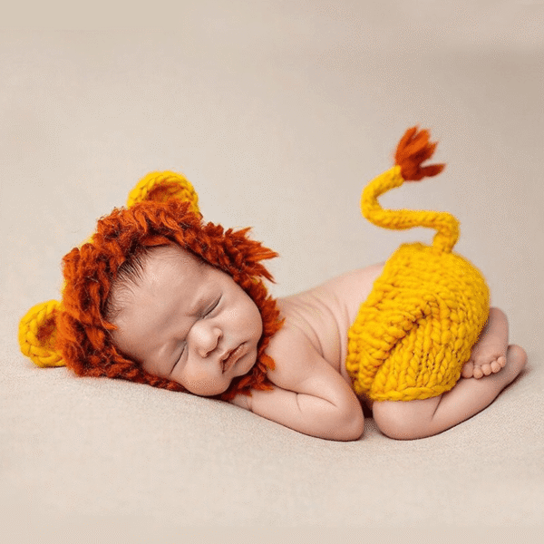 Newborn Lion Cub Halloween Costume