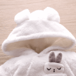 Fleece Rabbit Baby Jumpsuit