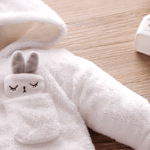 Fleece Rabbit Baby Jumpsuit