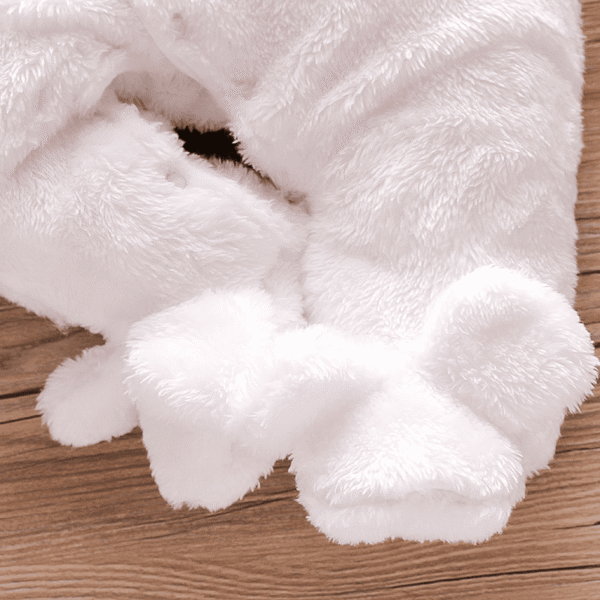Fleece Rabbit Baby Jumpsuit