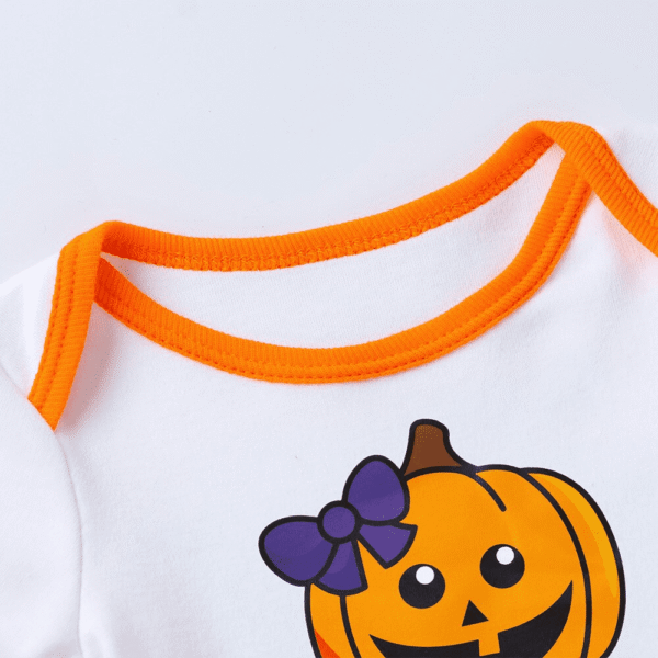 Infant Girls Pumpkin Print Tutu Dress