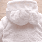 Fleece Rabbit Baby Jumpsuit