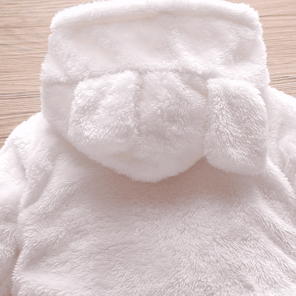 Fleece Rabbit Baby Jumpsuit
