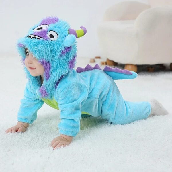 Baby Three Eye Monster Jumpsuit