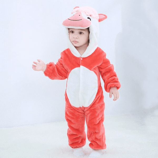 Red Unicorn Baby Jumpsuit