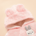 Fleece Rabbit Baby Jumpsuit