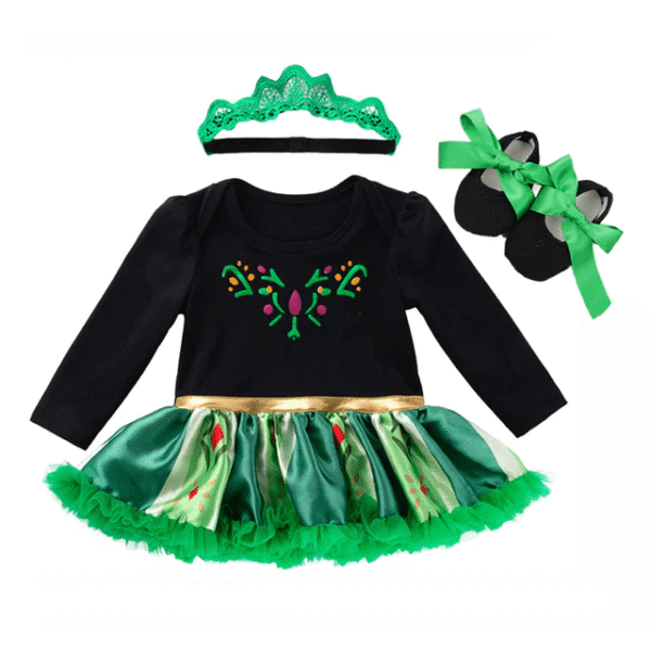 Baby 3pcs Princess Romper