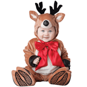 Cuddly Reindeer Baby Jumpsuit
