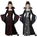 Vintage Court Princess Vampire Costume for Little Girls