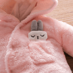 Fleece Rabbit Baby Jumpsuit