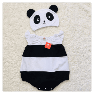 Animal Baby Romper With Cap
