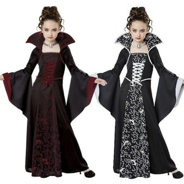 Vintage Court Princess Vampire Costume for Little Girls