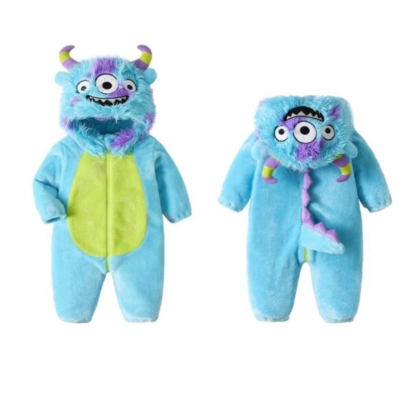 Baby Three Eye Monster Jumpsuit