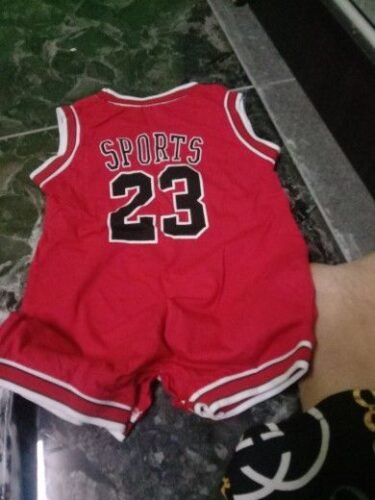 Kids NBA Basketball Jersey Romper photo review