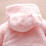 Fleece Rabbit Baby Jumpsuit