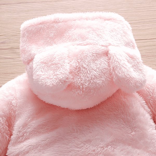 Fleece Rabbit Baby Jumpsuit