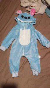 Baby Stitch Onesie | Fluffy jumpsuit photo review