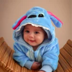 Baby Stitch Onesie | Fluffy jumpsuit photo review