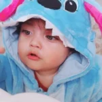 Baby Stitch Onesie | Fluffy jumpsuit photo review