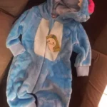 Baby Stitch Onesie | Fluffy jumpsuit photo review