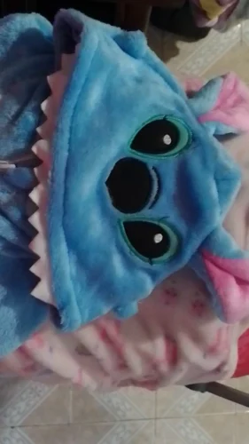 Click to view full screen Baby Stitch Onesie | Fluffy jumpsuit photo review