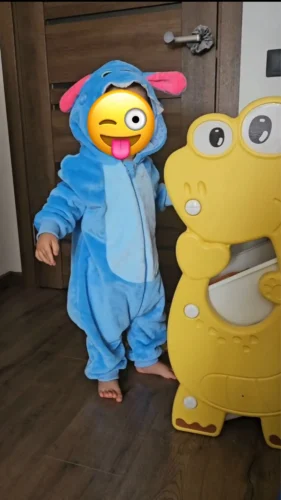 Baby Stitch Onesie | Fluffy jumpsuit photo review