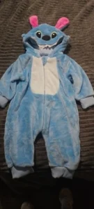 Baby Stitch Onesie | Fluffy jumpsuit photo review