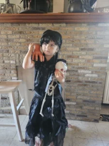 Wednesday Addams Kids Cosplay Dress photo review