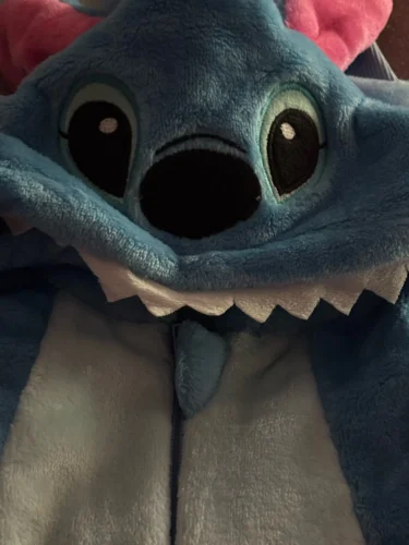 Baby Stitch Onesie | Fluffy jumpsuit photo review