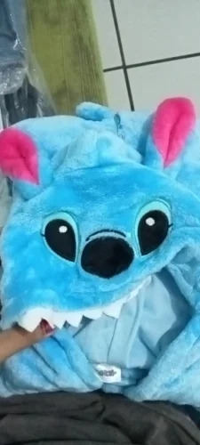 Baby Stitch Onesie | Fluffy jumpsuit photo review