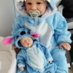 Baby Stitch Onesie | Fluffy jumpsuit photo review