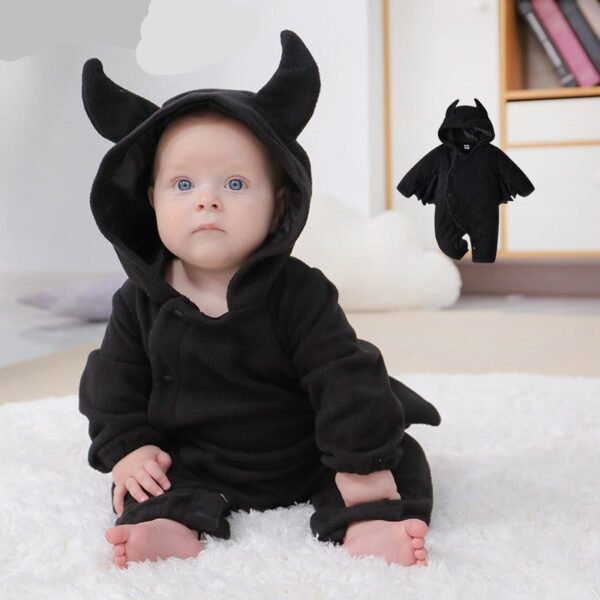 Bat Black Jumpsuit