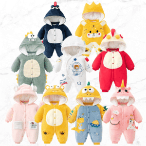 Baby Cartoon Themed Jumpsuit