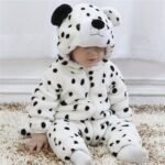 Snow Leopard Baby Jumpsuit