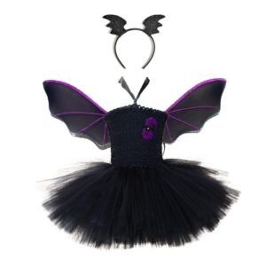 Infant Girls Bat Wing Princess Gown