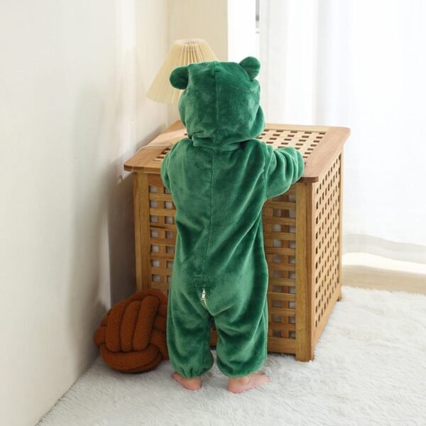 Green Frog Baby Jumpsuit