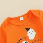 Halloween Newborn 2PCS Ghost Printing Onesie