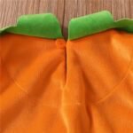 Newborn Halloween 3PCS Pumpkin Cosplay Costume