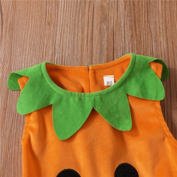 Newborn Halloween 3PCS Pumpkin Cosplay Costume