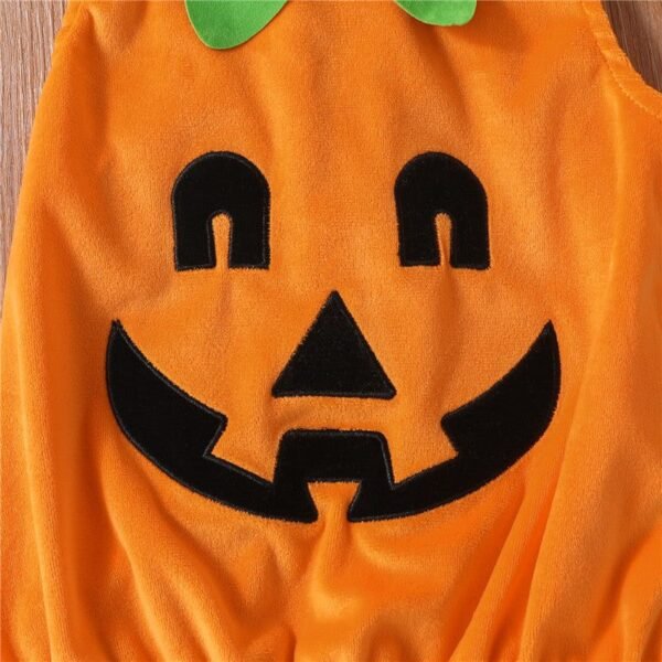 Newborn Halloween 3PCS Pumpkin Cosplay Costume